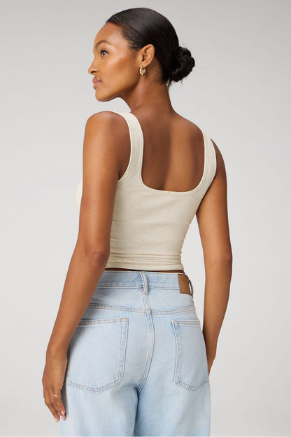 Fabletics Daily Rib Square Neck Tank
