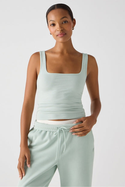 Fabletics Daily Rib Square Neck Tank