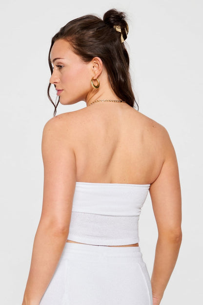 Fabletics Breezy Knit Ruched Tube Top