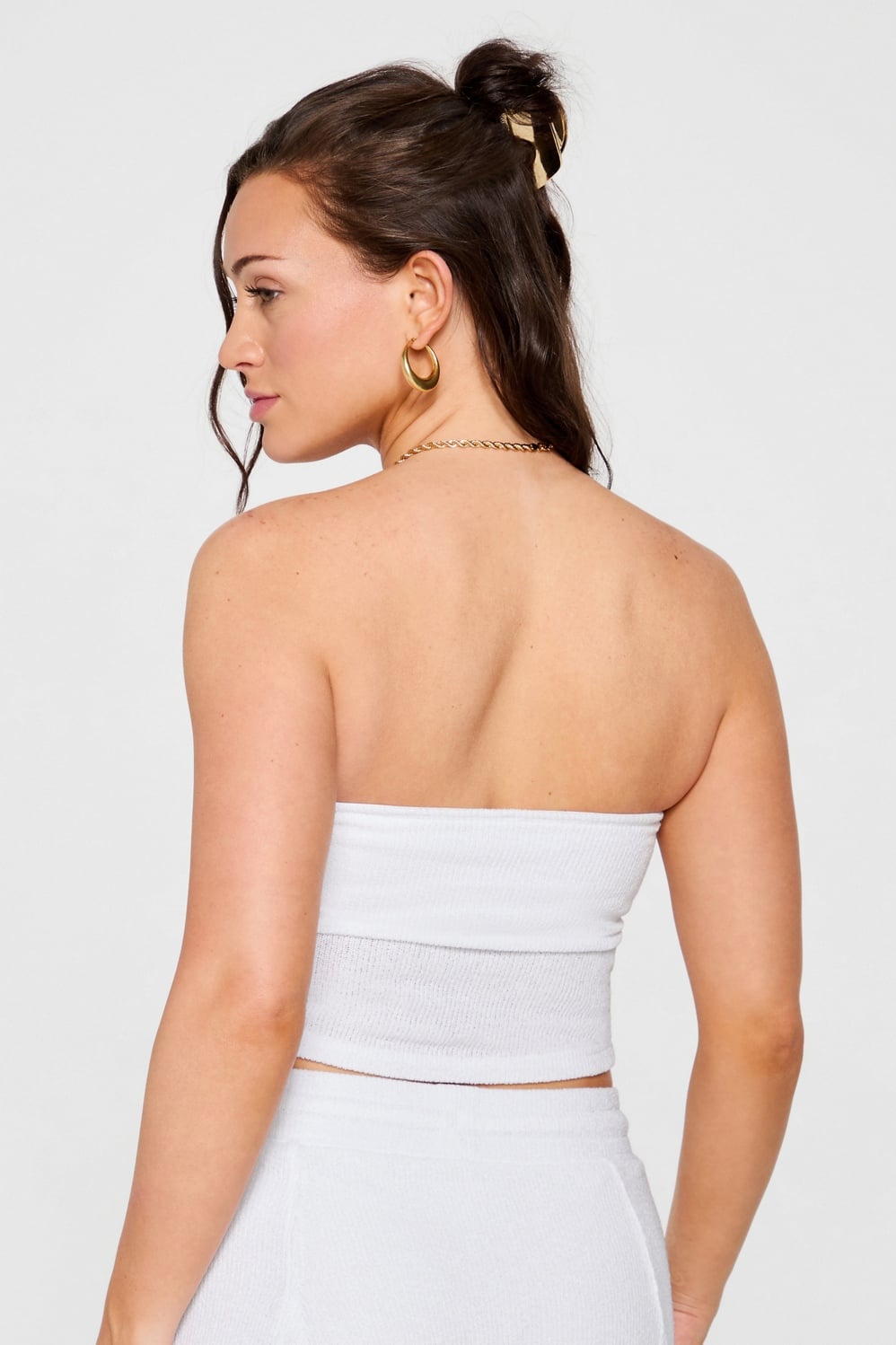 Fabletics Breezy Knit Ruched Tube Top