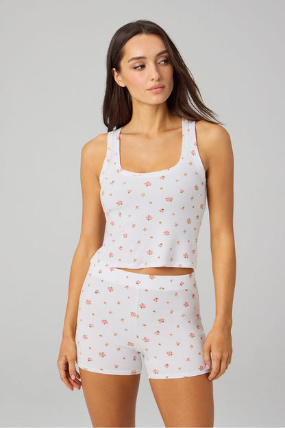 Fabletics Soft Rib Cropped Tank
