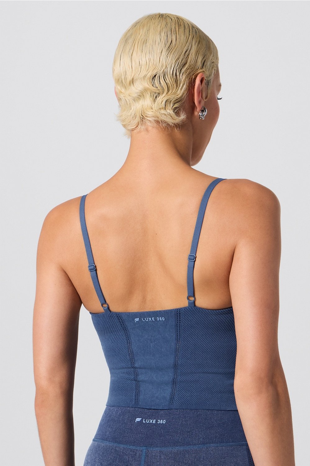 Fabletics Denim Look Built-In Bra Cami