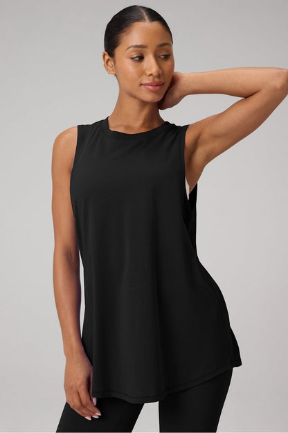 Fabletics 100% Cotton Oversized Muscle Tank