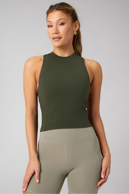Fabletics Feather Tech+ Racerback Cropped Tank