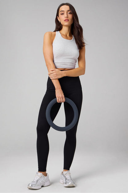 Fabletics Modal Rib High Neck Built-In Bra Tank