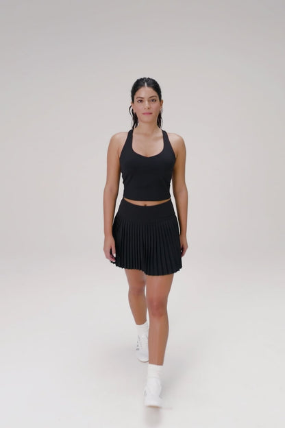 Fabletics Anywhere Cropped Built-In Bra Tank
