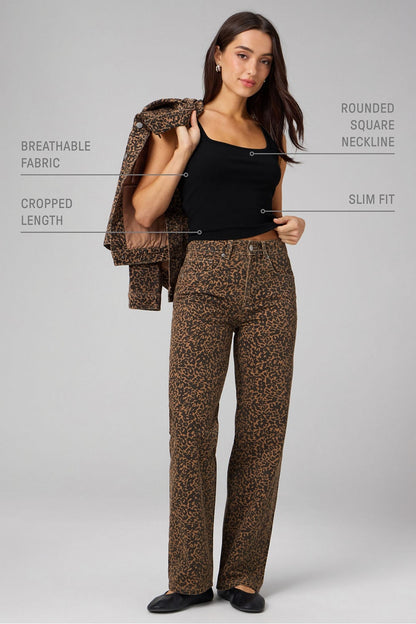Fabletics Modal Rib Cropped Tank