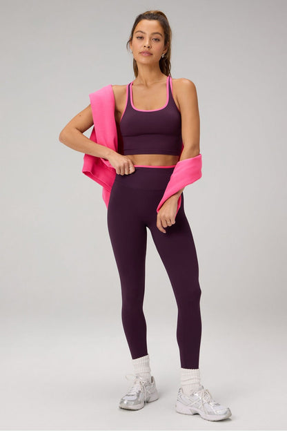 Fabletics Seamless Cropped Built-In Bra Tank