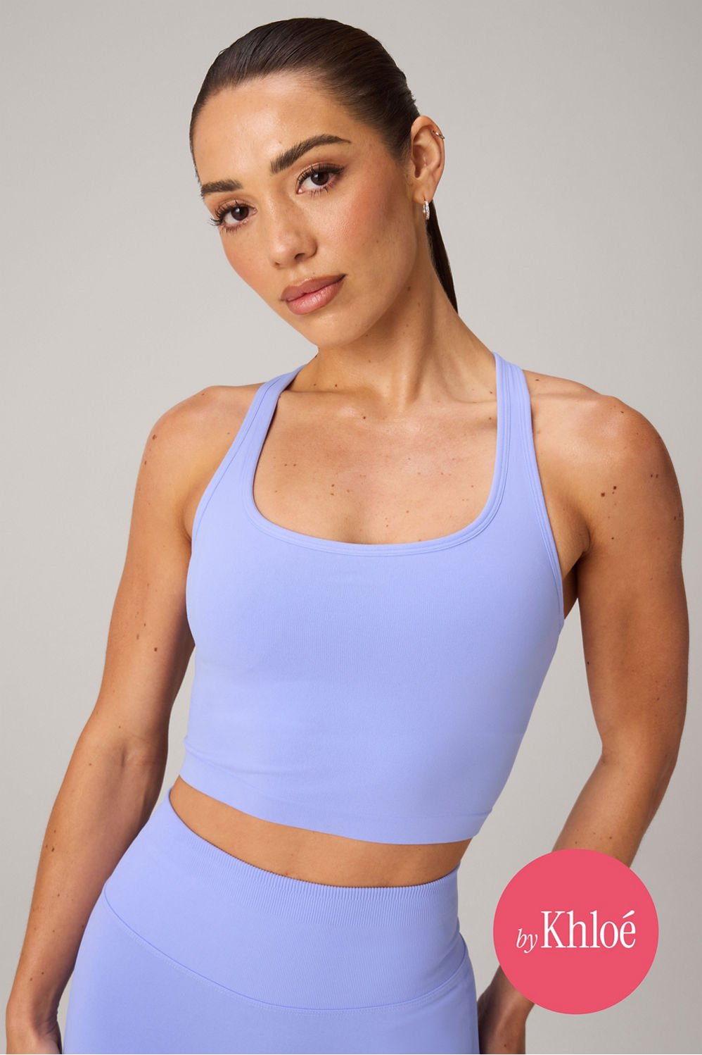 Fabletics Seamless Cropped Built-In Bra Tank
