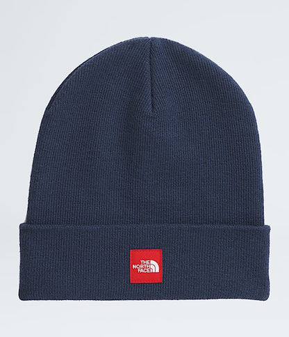 The North Face TNF Red Box Beanie Eternal Purple Lunar Blue