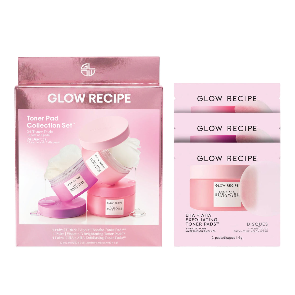Glow Recipe Toner Pad Collection Kit