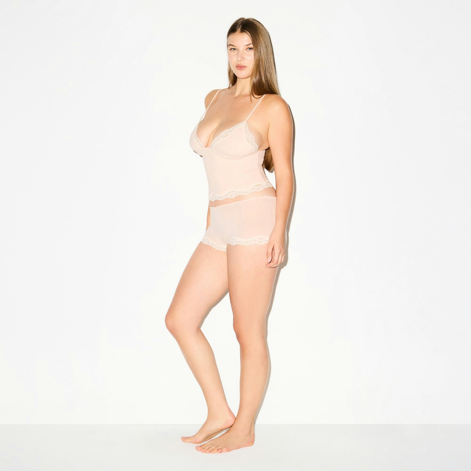 Skims Fits Everybody Lace Triangle Cami Primrose