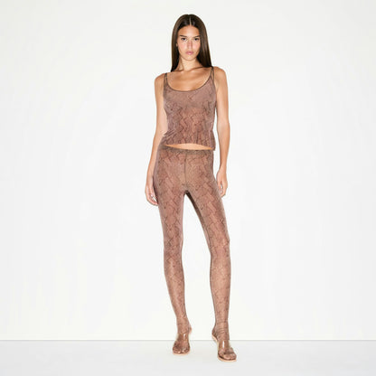 Skims Milky Sheer Cami Jasper Snake Print