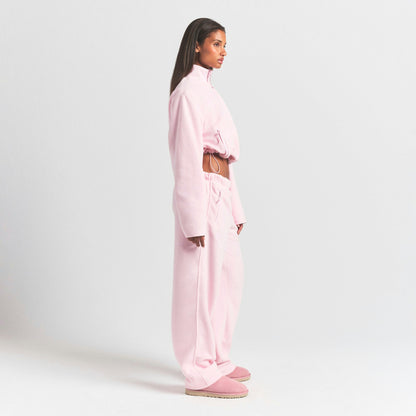 Skims Outdoor Fleece Half Zip Pullover Cherry Blossom