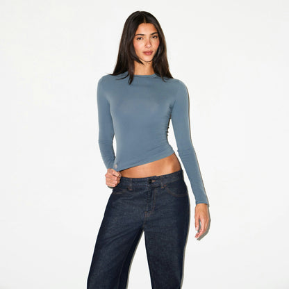 Skims Fits Everybody Long Sleeve T-Shirt Zircon