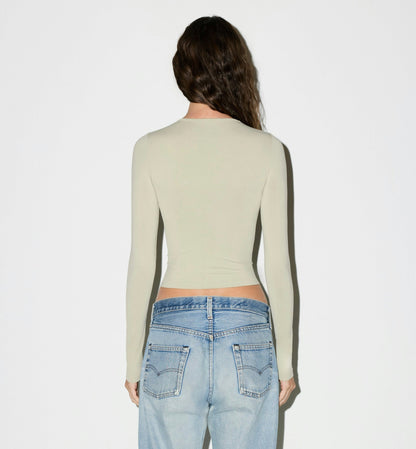 SOFT SMOOTHING SEAMLESS LONG SLEEVE T-SHIRT