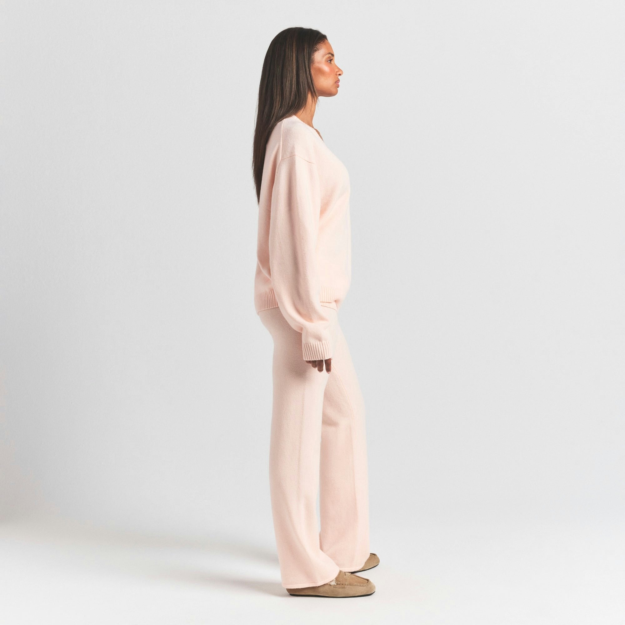 Skims Sweater Knits Pullover V Neck Primrose