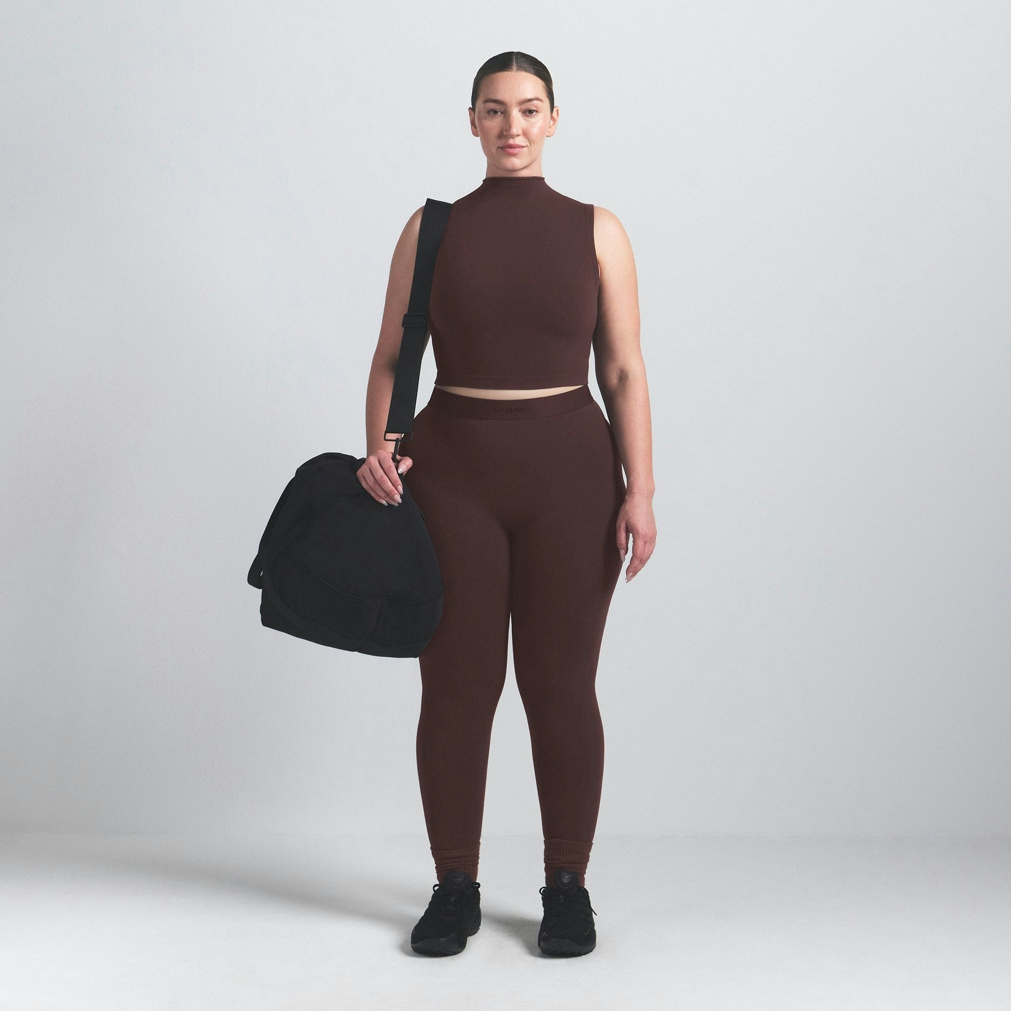 Skims Nikeskims Vintage Seamless Mock Neck Bra Top Phoenix