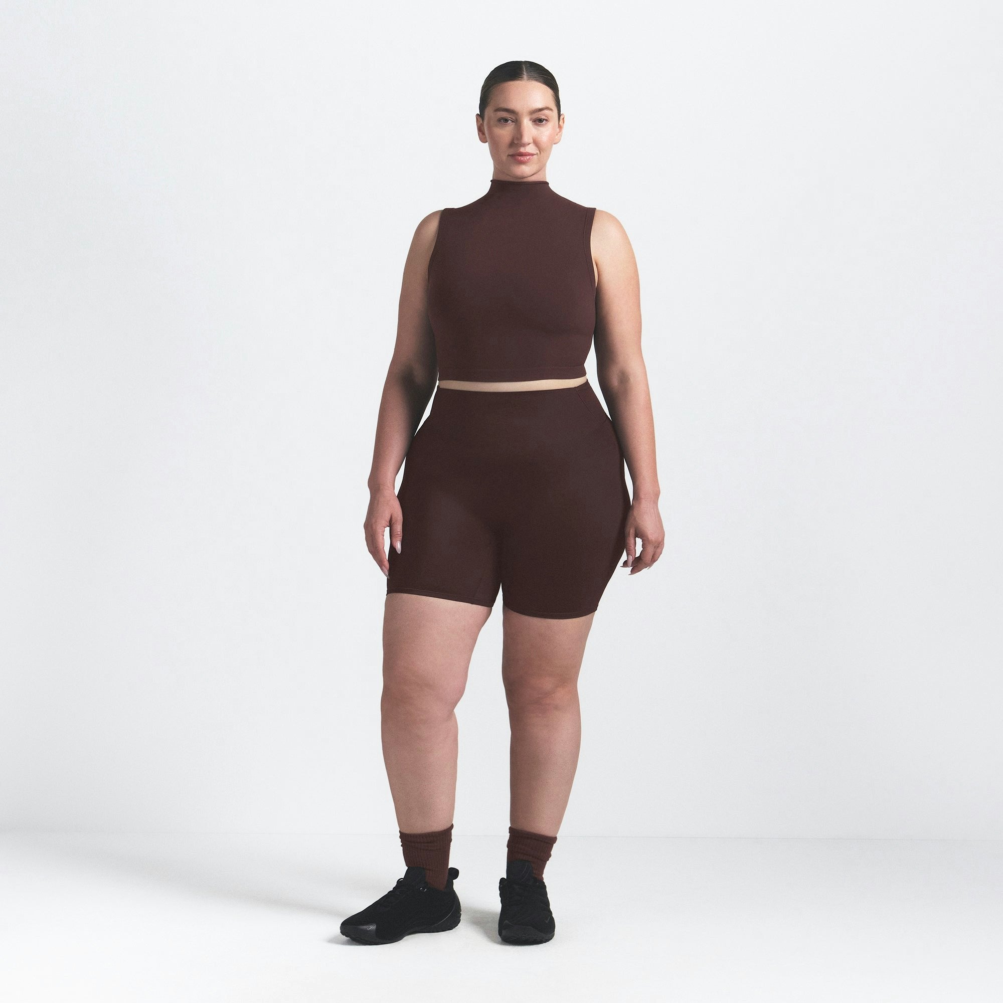 Skims Nikeskims Vintage Seamless Mock Neck Bra Top Phoenix