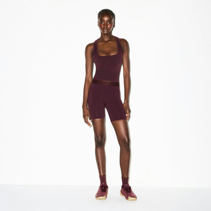 Skims Nikeskims Vintage Seamless Racer Back Tank Currant