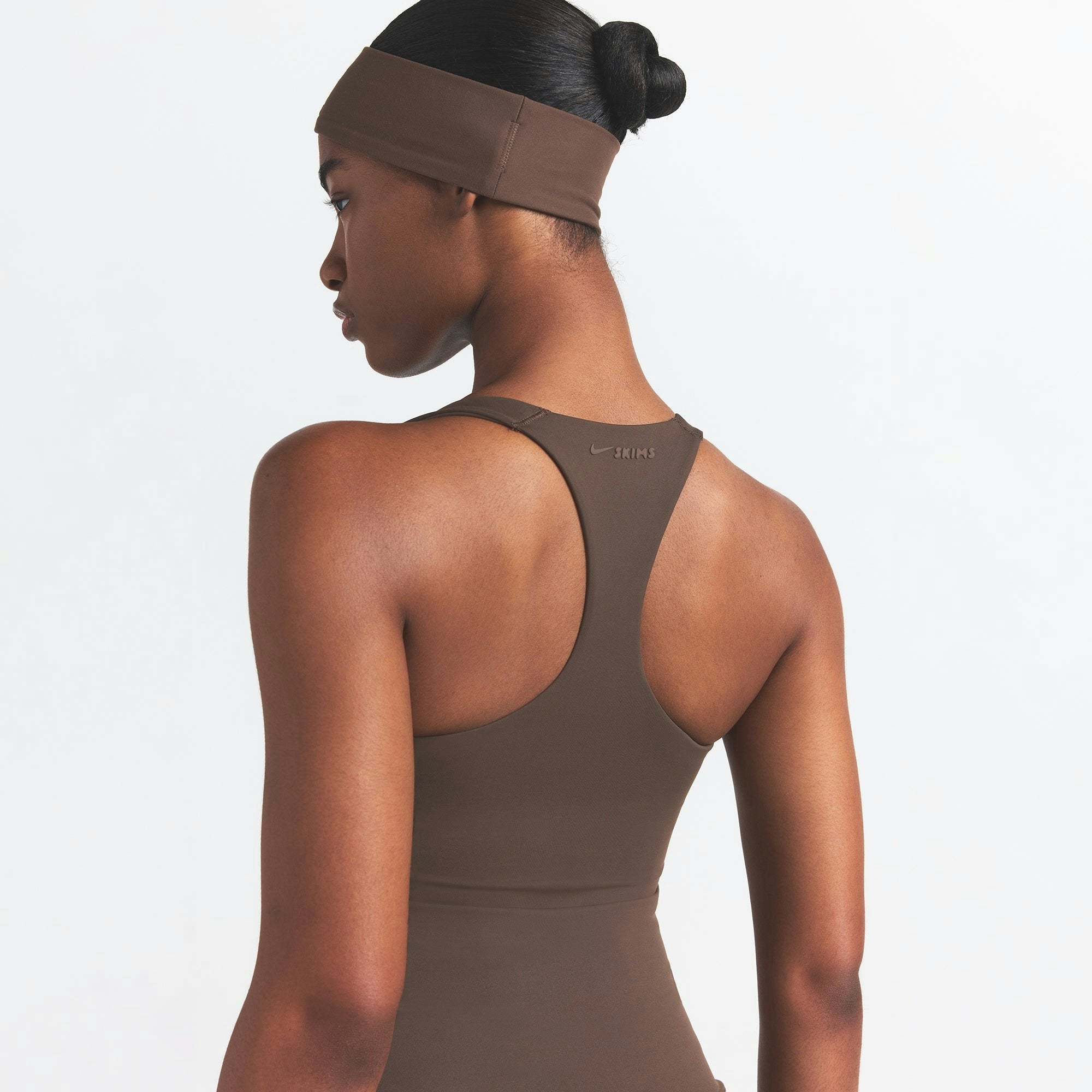 Skims Nikeskims Matte Racer Back Tank Dark Sepia