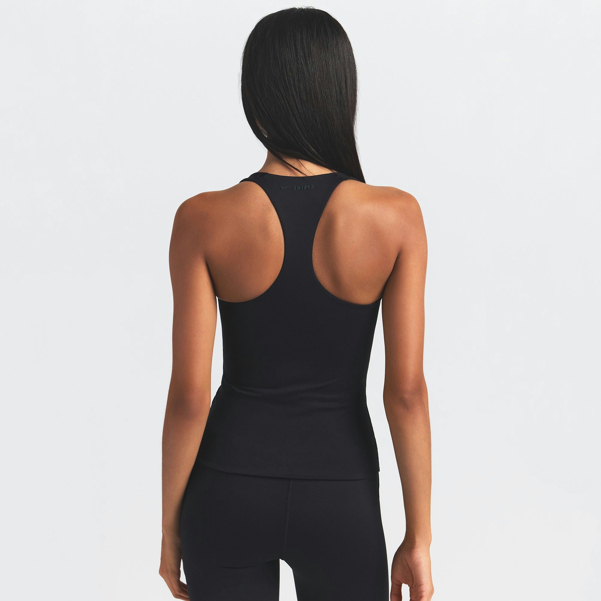 Skims Nikeskims Matte Racer Back Tank Obsidian