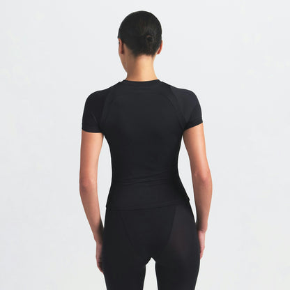 Skims Nikeskims Airy Baby Tee Obsidian