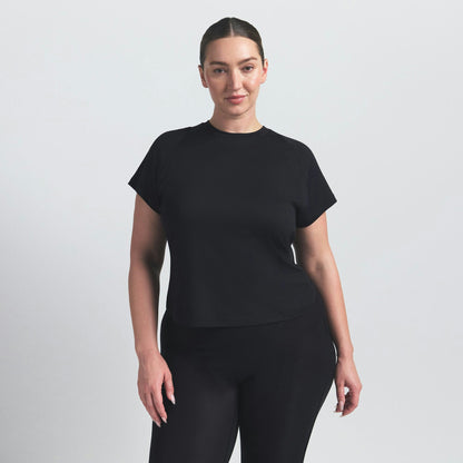 Skims Nikeskims Airy Baby Tee Obsidian