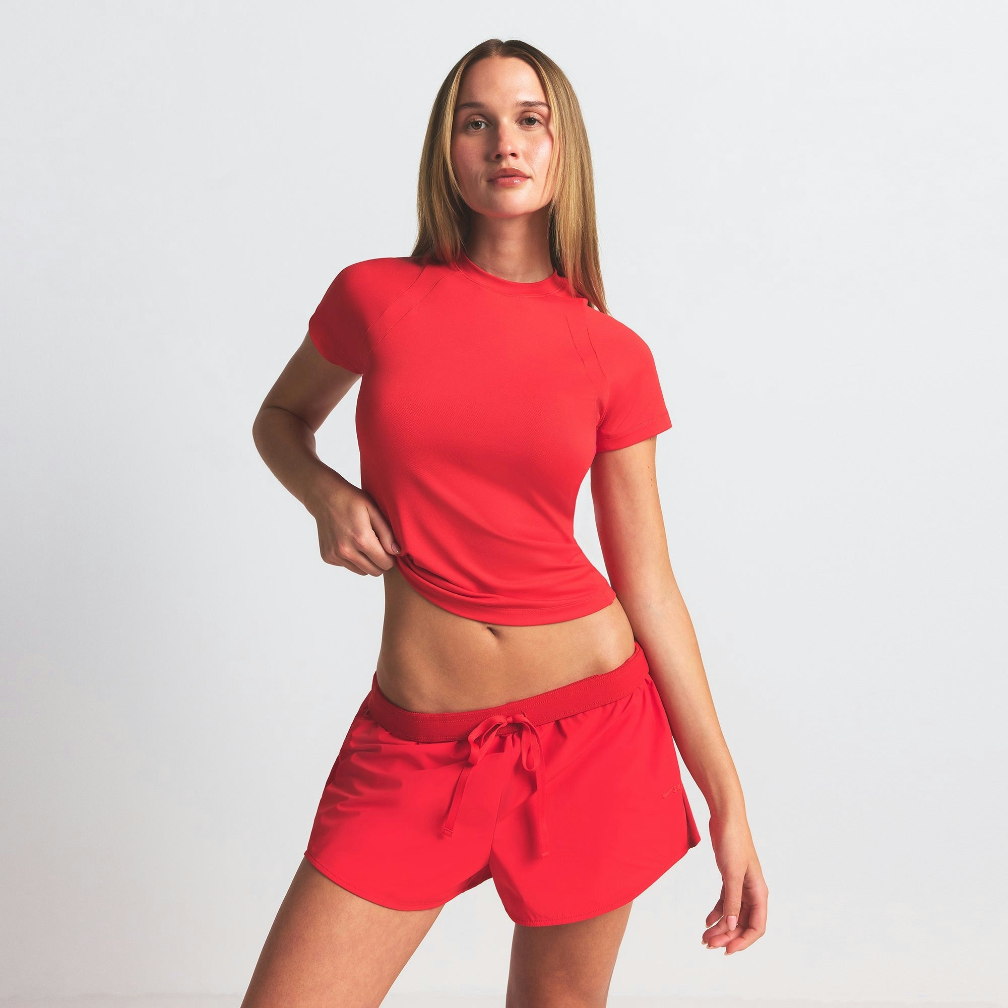 Skims Nikeskims Airy Baby Tee Ruby