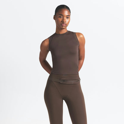 Skims Nikeskims Airy Muscle Tee Dark Sepia