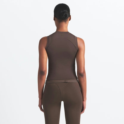 Skims Nikeskims Airy Muscle Tee Dark Sepia