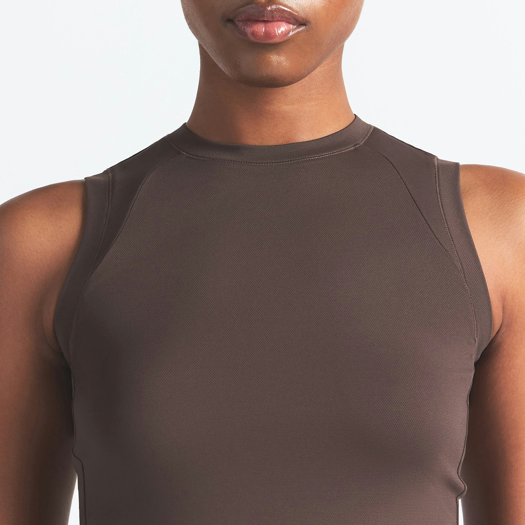 Skims Nikeskims Airy Muscle Tee Dark Sepia