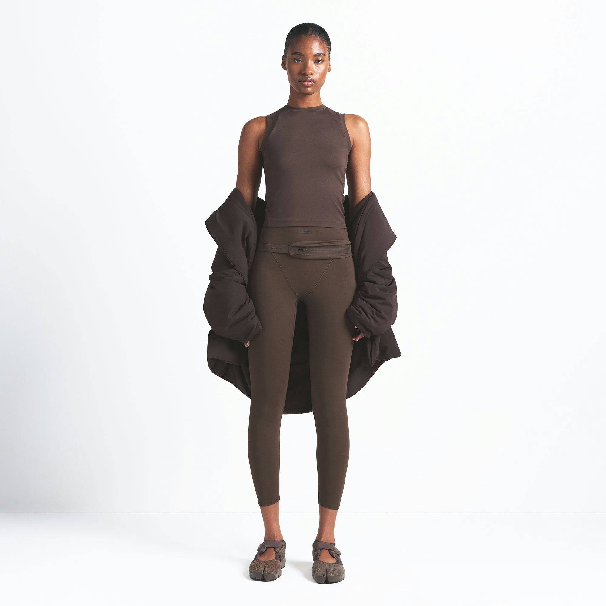 Skims Nikeskims Airy Muscle Tee Dark Sepia