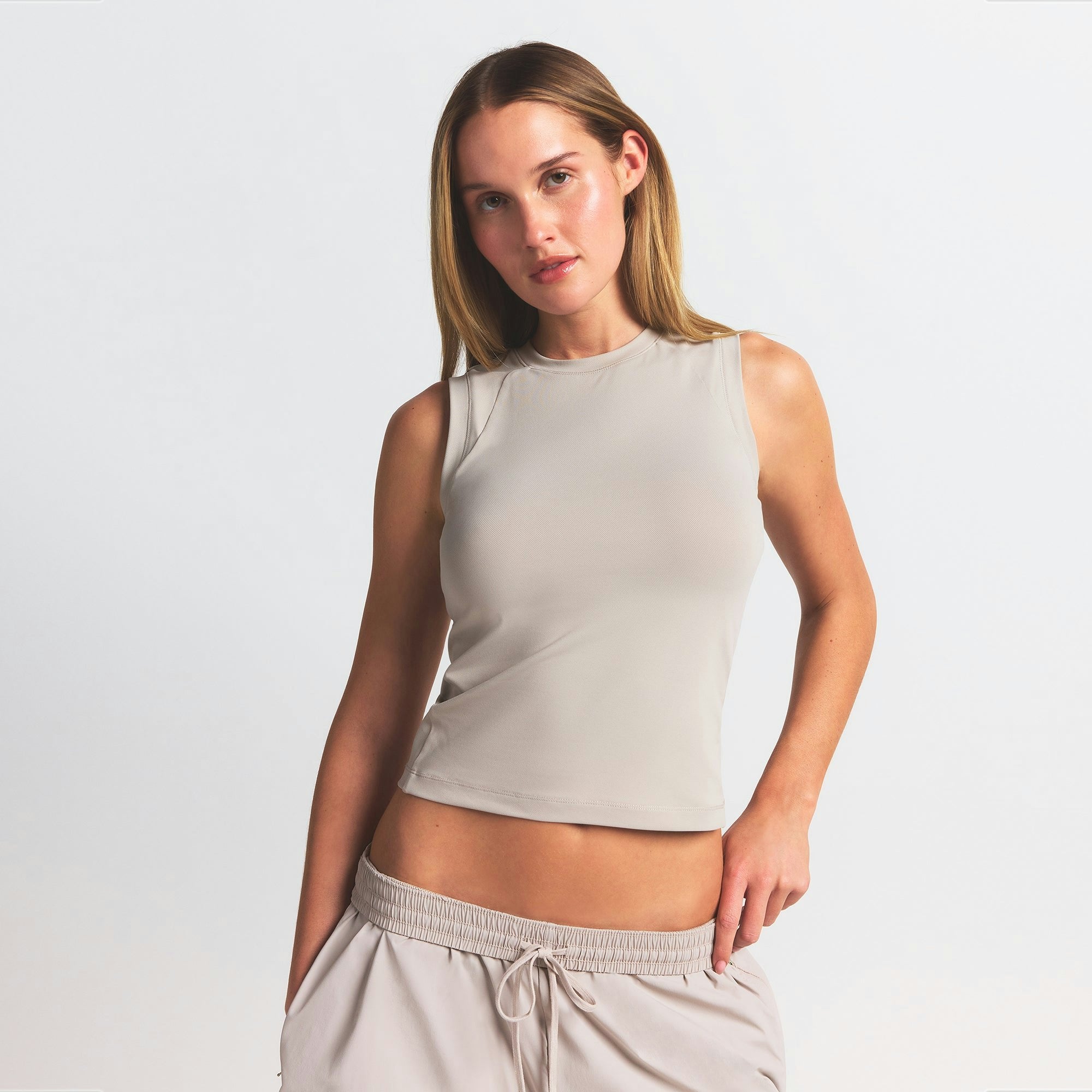 Skims Nikeskims Airy Muscle Tee Stone
