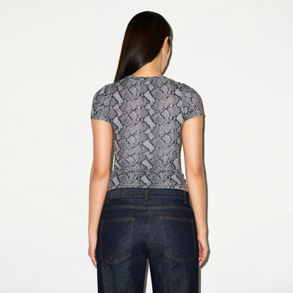 Skims Fits Everybody T-Shirt Shadow Snake Print