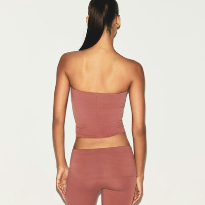 COTTON JERSEY TUBE TOP