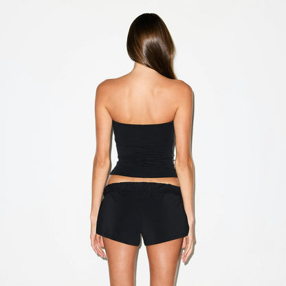 Skims Cotton Jersey Tube Top Soot