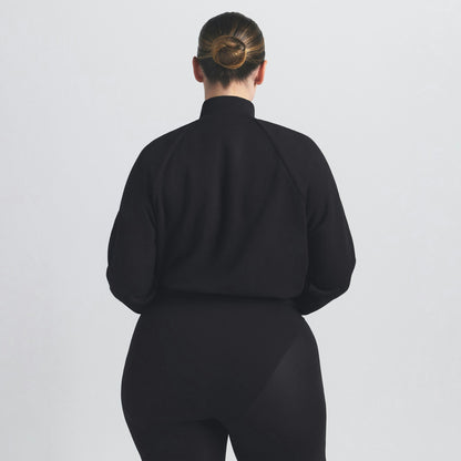 Skims Nikeskims Matte Tricot Track Jacket Obsidian