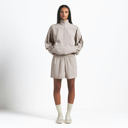 Skims Nikeskims Woven Nylon Oversized Track Jacket Stone