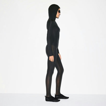 Skims Nikeskims Weightless Layers Zip Up Hoodie Obsidian