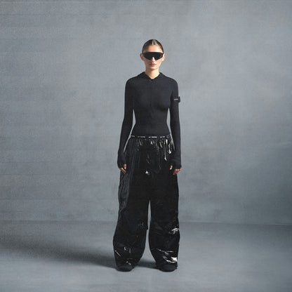 Skims Nikeskims Weightless Layers Zip Up Hoodie Obsidian