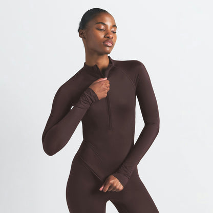 Skims Nikeskims Shine Long Sleeve Half Zip Phoenix