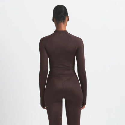 Skims Nikeskims Shine Long Sleeve Half Zip Phoenix