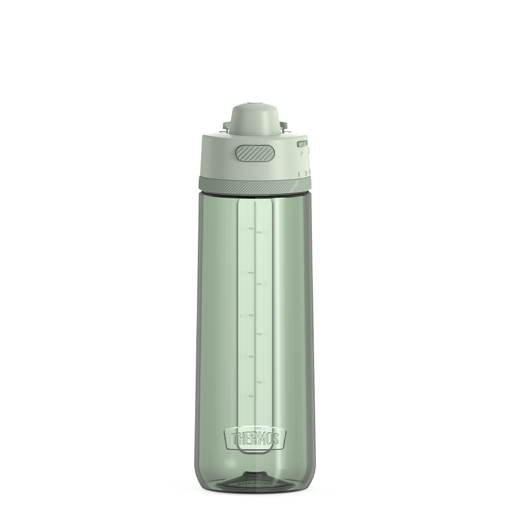 Thermos 24oz Alta Hard Tritan Water Bottle Espresso Black