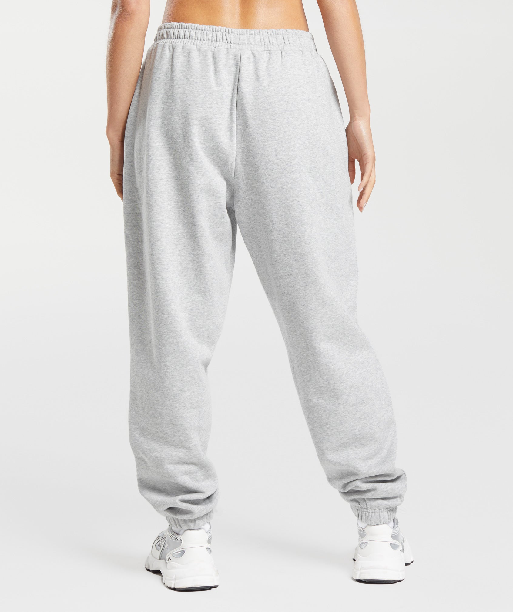 Women's Gymshark Training Fleece Joggers Light Grey Core Marl
