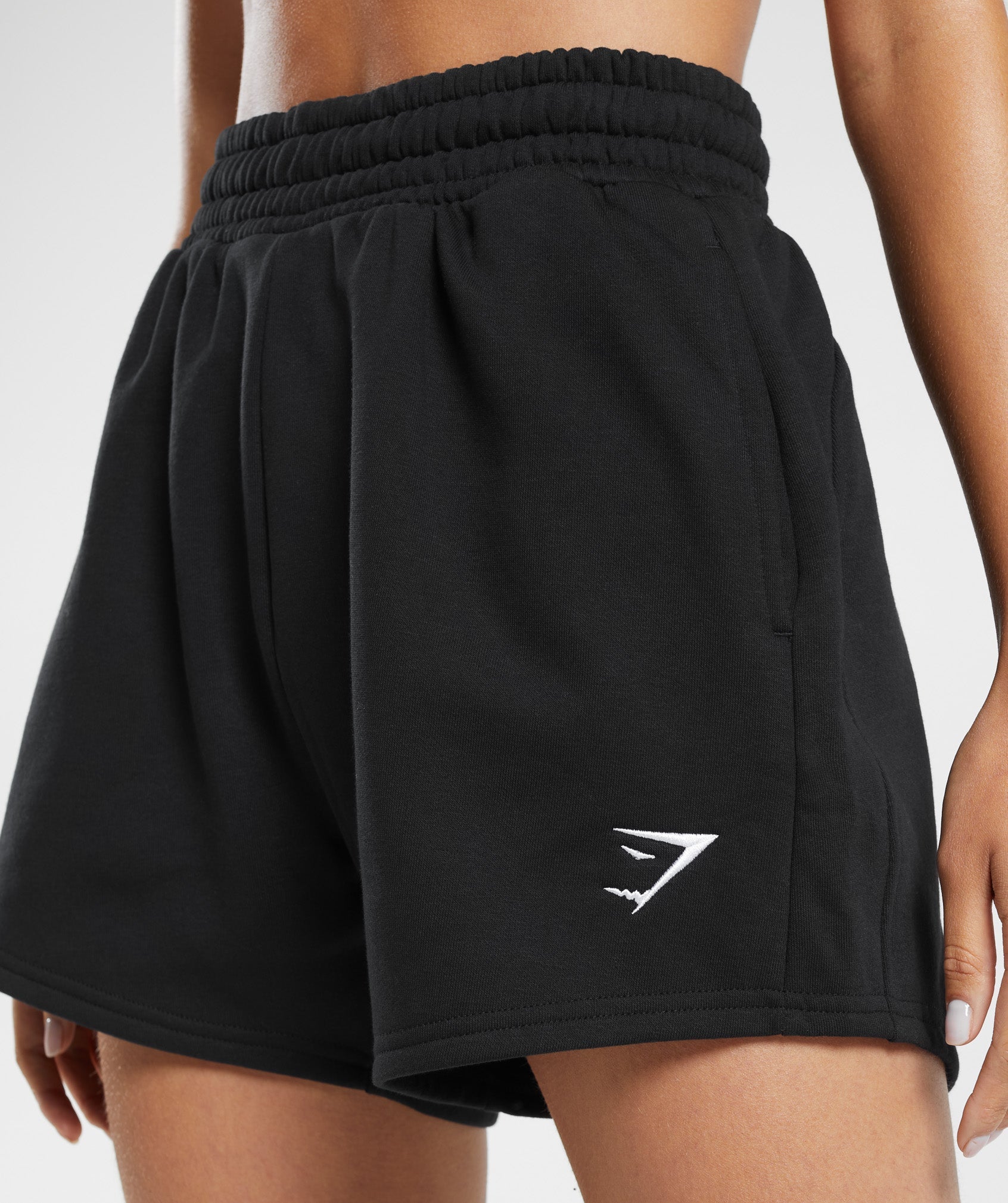 Women's Gymshark Training Fleece Shorts Black
