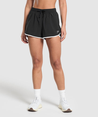 Women's Gymshark Training Contrast Loose Shorts 2.5" Black