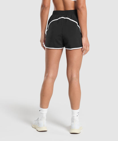 Women's Gymshark Training Contrast Loose Shorts 2.5" Black