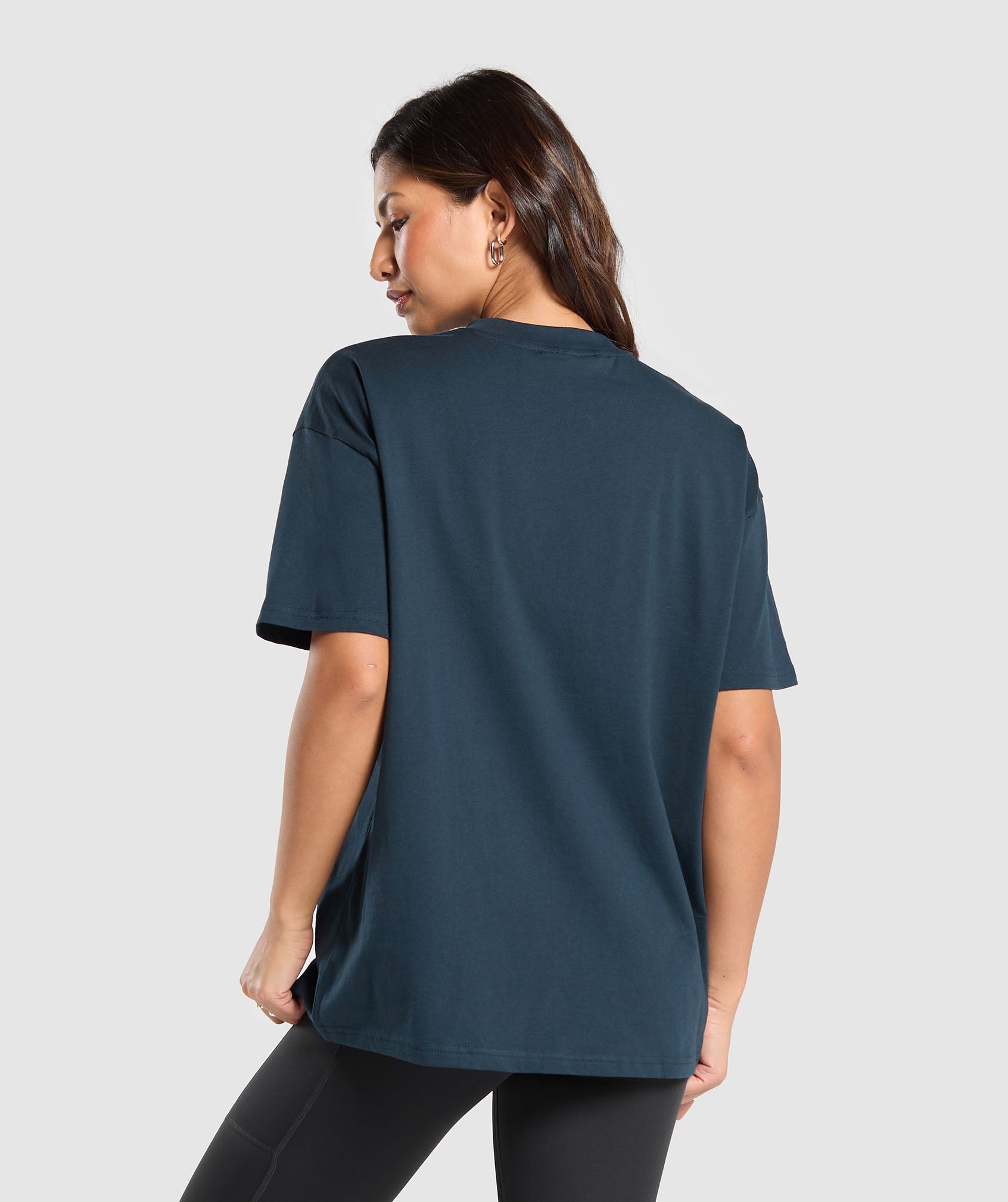 Women's Gymshark Training Oversized T-Shirt Navy