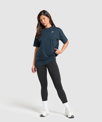 Women's Gymshark Training Oversized T-Shirt Navy